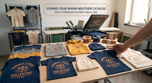 Expand Your Warm-Weather Catalog with a Premium Custom V-Neck Line