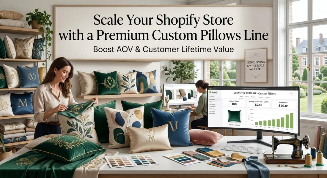 Scale Your Shopify Store with a Premium Custom Pillows Line