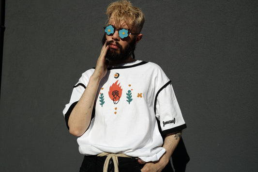 Minimalist Tees with Custom Embroidered Design
