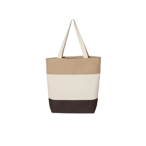 Q-Tees - 11L Tri-Color Tote