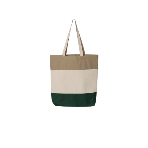 Q-Tees - 11L Tri-Color Tote